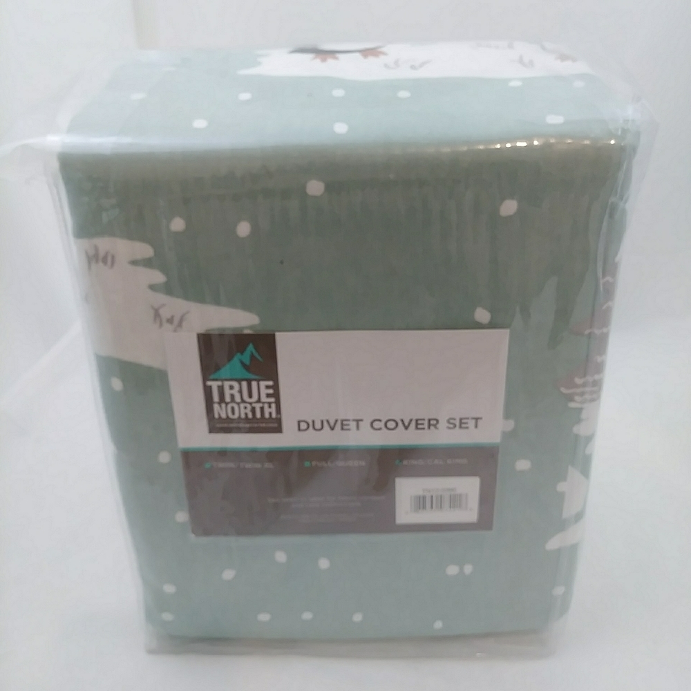 NWT True North Duvet Cover Set Aqua Penguin - Picture 3 of 8